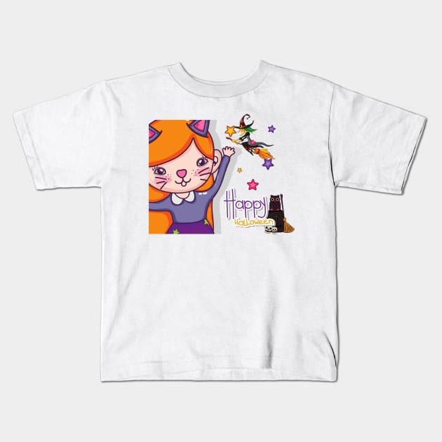 Happy halloween day 2020 Kids T-Shirt by MeKong